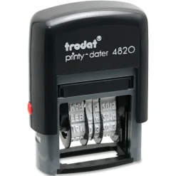 Trodat 4820 Self-Inking Stamp, Date Only, 3/8
