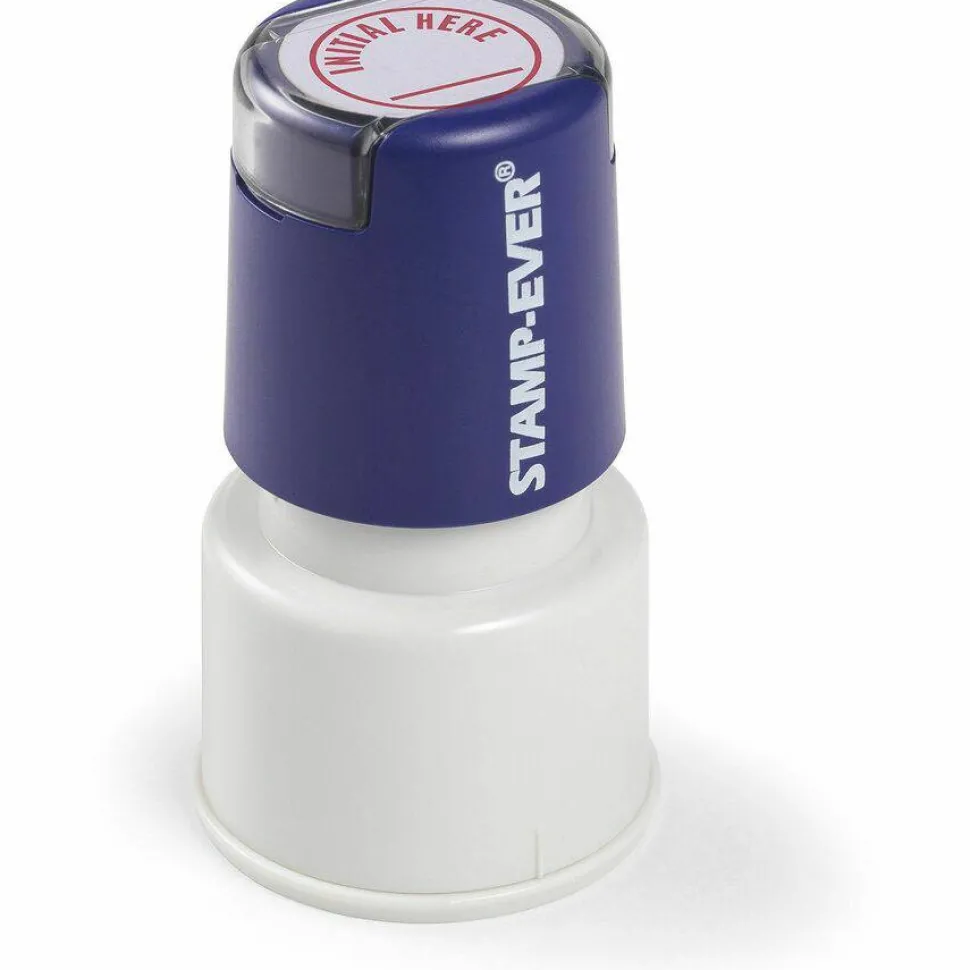 Trodat Stamp-Ever Pre-Inked INITIAL HERE Stamp