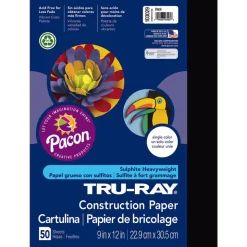 Tru-Ray Construction Paper, 50% Recycled, 9