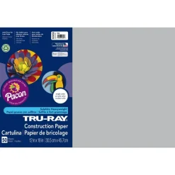 Tru-Ray Construction Paper, 50% Recycled, 12