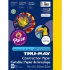 Tru-Ray Construction Paper, 50% Recycled, 9" x 12", Yellow, Pack Of 50