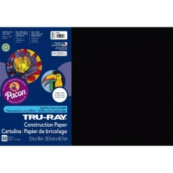 Tru-Ray Construction Paper, 50% Recycled, 12