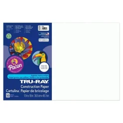 Tru-Ray Construction Paper, 50% Recycled, 12