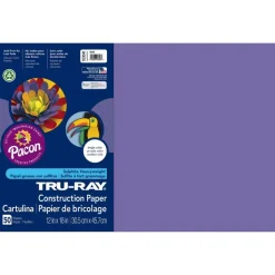 Tru-Ray Construction Paper, 50% Recycled, 12