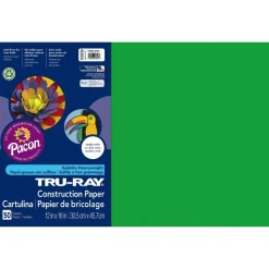 Tru-Ray Construction Paper, 50% Recycled, 12