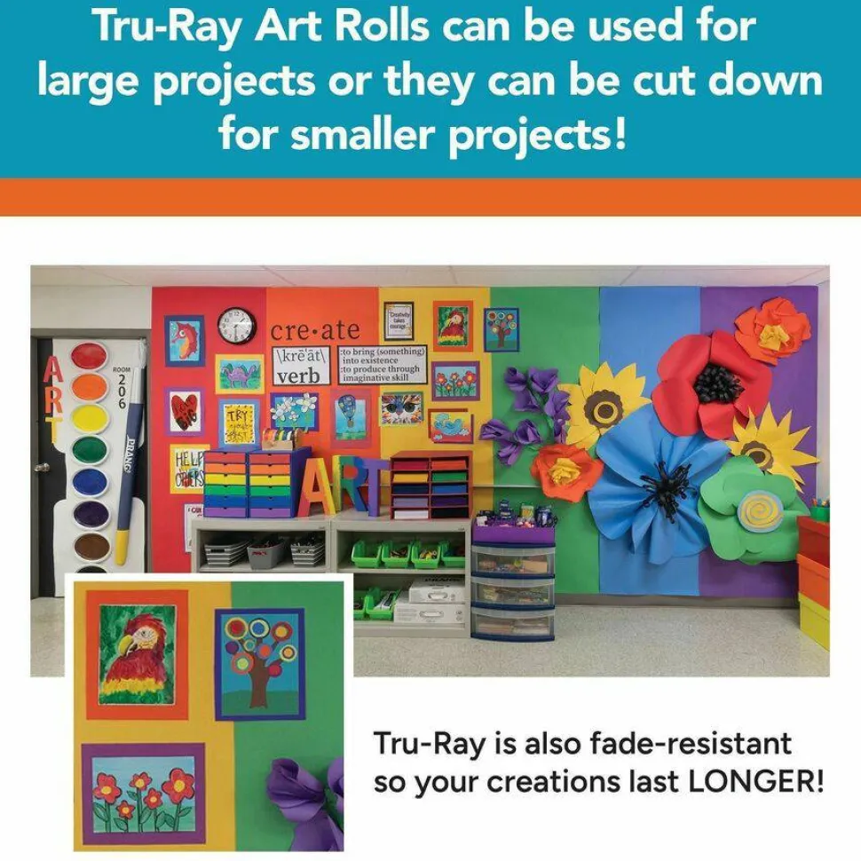 Tru-Ray Construction Paper Art Roll