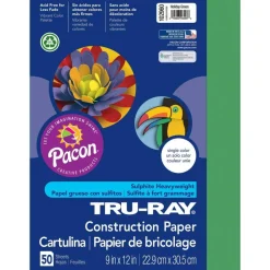 Tru-Ray Construction Paper, 50% Recycled, 9