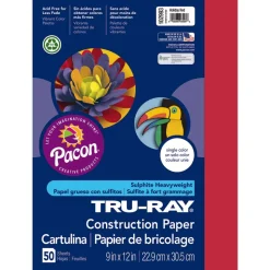 Tru-Ray Construction Paper, 50% Recycled, 9