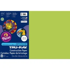 Tru-Ray Construction Paper, 50% Recycled, 12