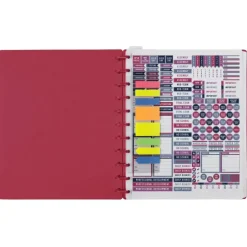 2026-2027 TUL Discbound Monthly Teacher Planner, Letter Size, Pink, July To June, 2026 to 2027 Calendar