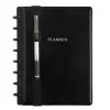 TUL Discbound Notebook Pen Loop Holders, Letter/Junior Sizes, Black, Set Of 2 Holders