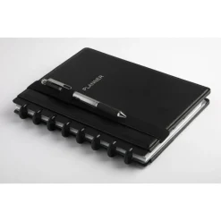 TUL Discbound Notebook Pen Loop Holders, Letter/Junior Sizes, Black, Set Of 2 Holders