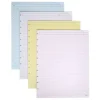 TUL Discbound Notebook Refill Pages, Letter Size, Narrow Ruled, 50 Sheets, Assorted Colors