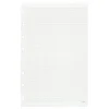 TUL Discbound Notebook Refill Pages, Junior Size, Graph Ruled, 50 Sheets, White