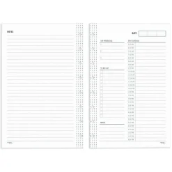 TUL Discbound Undated Daily Refill Pages, Junior Size, 2 Pages Per Day, 50 Sheets
