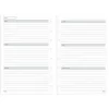 TUL Discbound Undated Weekly/Monthly Refill Pages, Junior Size, 68 Sheets, Undated Calendar