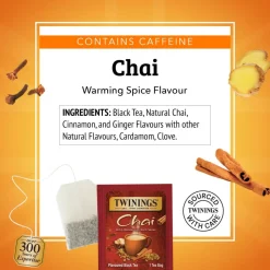 Twinings Chai Tea Bags, 25/Box