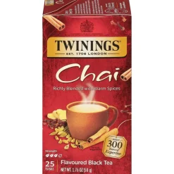 Twinings Chai Tea Bags, 25/Box