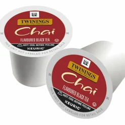 Twinings Chai Tea Keurig K-Cup Pods, 0.11 Oz, 24/Box