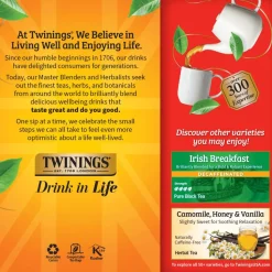 Twinings English Breakfast Decaf Tea Bags, 25/Box
