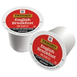 Twinings English Breakfast Tea, Keurig K-Cup Pods, 24/Box