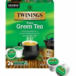Twinings Green Tea, Keurig K-Cup Pods, 24/Box