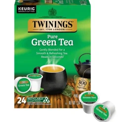 Twinings Green Tea, Keurig K-Cup Pods, 24/Box