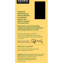 Twinings of London Lemon & Ginger Herbal Tea K-Cup