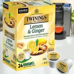 Twinings of London Lemon & Ginger Herbal Tea K-Cup