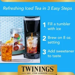 Twinings Pure Peppermint Tea, Keurig K-Cup Pods, 24/Box