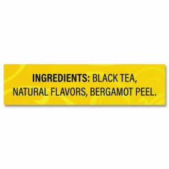 TWININGS Tea Bags, Earl Grey, Individually Wrapped, 100/Carton