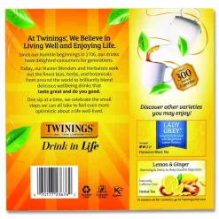 TWININGS Tea Bags, Earl Grey, Individually Wrapped, 100/Carton
