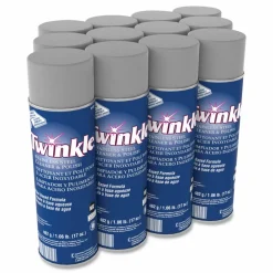 Twinkle Stainless Steel Cleaner and Polish, 17 oz Aerosol Spray, 12/Carton
