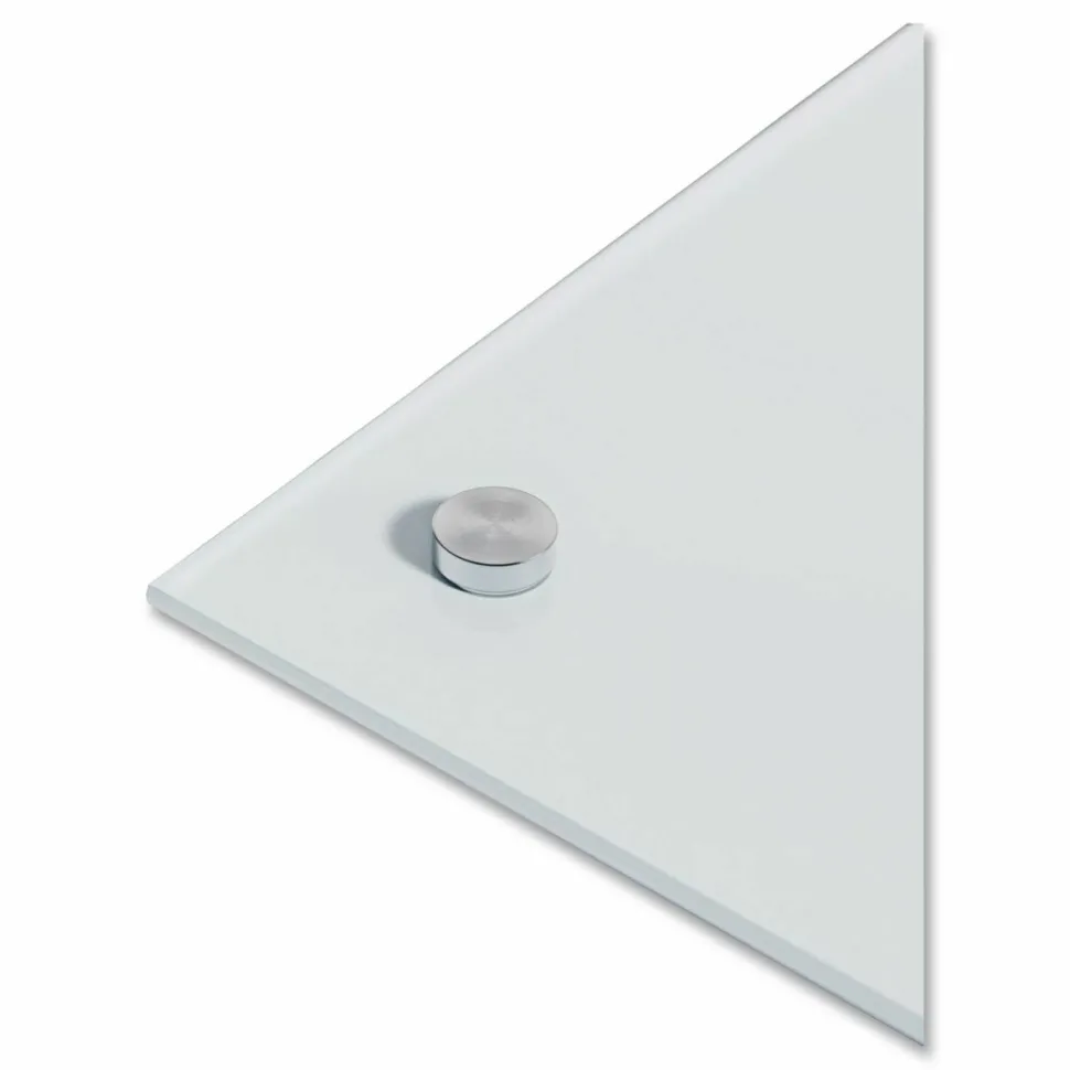 U Brands Magnetic Glass Dry Erase Board Value Pack, 36" x 24" (Actual Size: 35" x 23"), Frosted White Surface