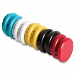 U Brands Board Magnets, Circles, 0.75" Diameter, Assorted Colors, 10/Pack