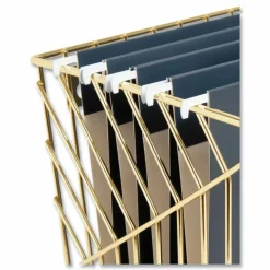 U Brands Vena Hanging File Basket, Letter Size, 6.85