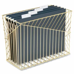 U Brands Vena Hanging File Basket, Letter Size, 6.85