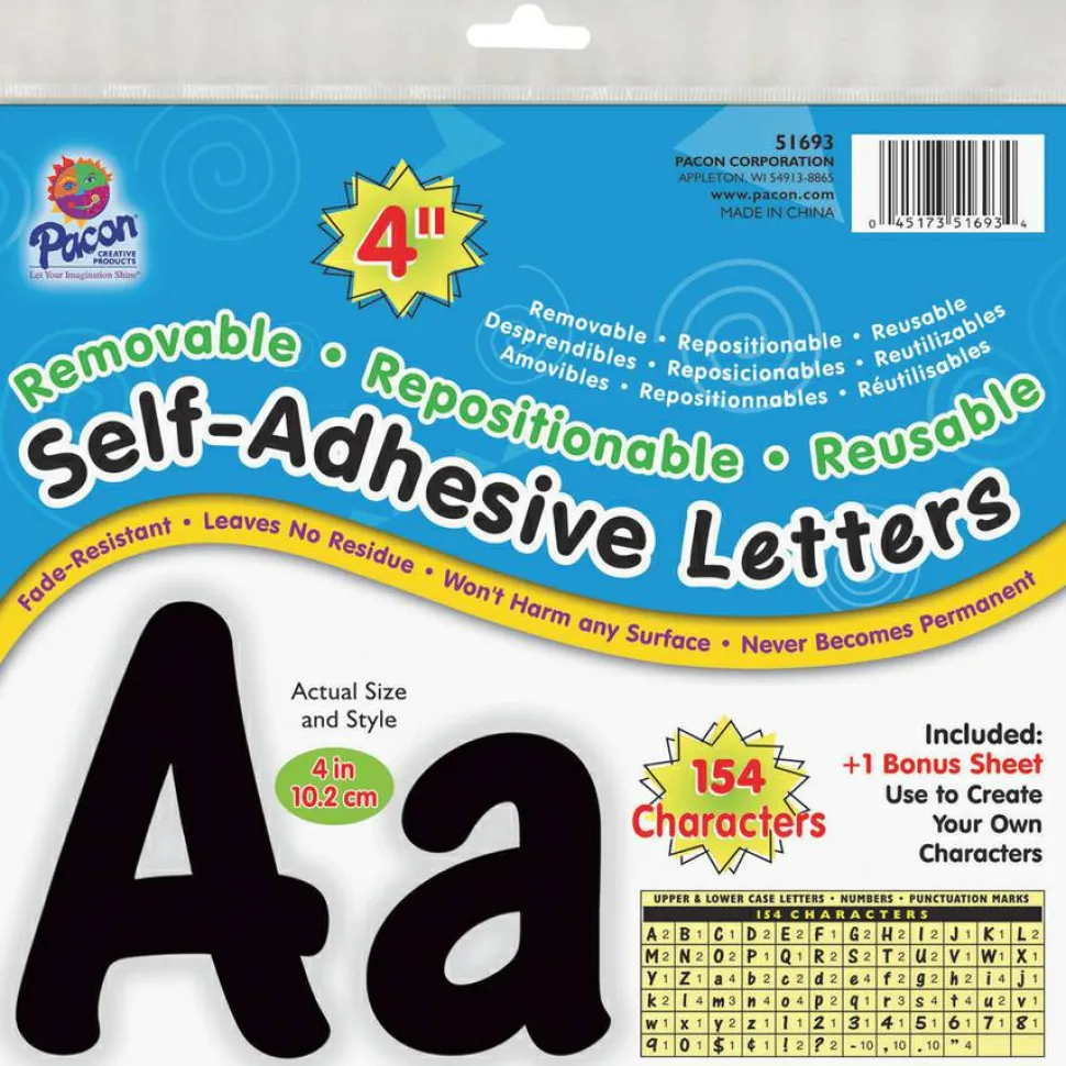 UCreate 154 Character Self-adhesive Letter Set