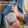 ULTIMATE EARS MINIROLL Ultra-Portable Waterproof Bluetooth Speaker, Big Bass, IP67 Dustproof, 131 ft (40 m) Range - Revive Grey