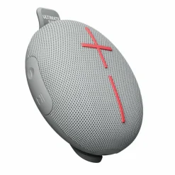 ULTIMATE EARS MINIROLL Ultra-Portable Waterproof Bluetooth Speaker, Big Bass, IP67 Dustproof, 131 ft (40 m) Range - Revive Grey
