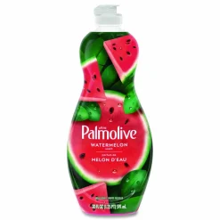 Ultra Palmolive Dishwashing Liquid, Watermelon Scent, 20 oz Bottle, 9/Carton