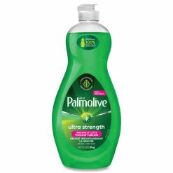 Ultra Palmolive Dishwashing Liquid, Ultra Strength, Original Scent, 20 oz Bottle, 9/Carton