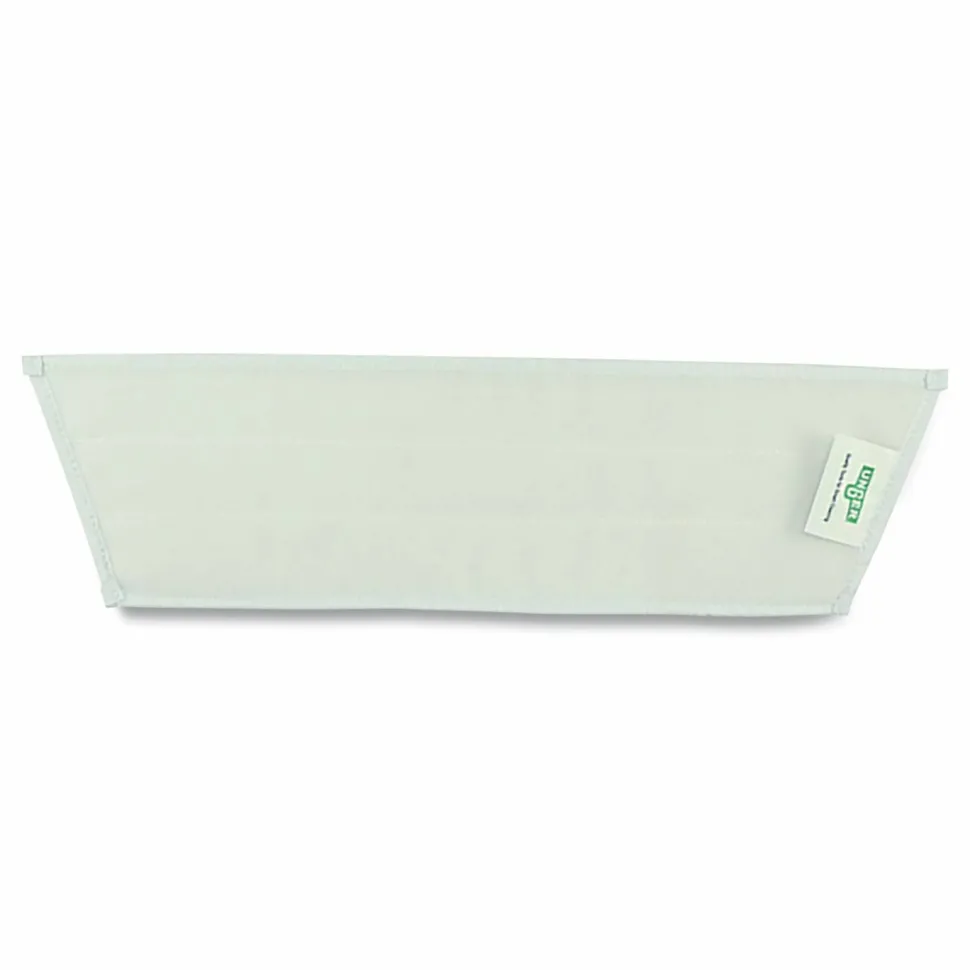 Unger Excella Finishing Pad, Microfiber, 20", White, 5/Pack