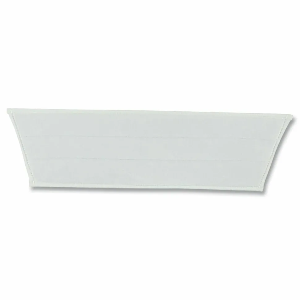 Unger Excella Finishing Pad, Microfiber, 20", White, 5/Pack