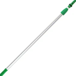 Unger OptiLoc 8' Telescopic Pole - 96" Length - Green - Aluminum - 10 / Carton