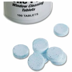 Unger Pill Window Cleaning Tablets, 100 Tablets/Bottle