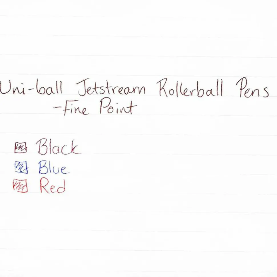 uniball JETSTREAM RT Ballpoint Pens, Fine Point (0.7mm), Black, 12 Count