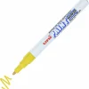 UniBall Oil-Base Fine Line uni Paint Markers - Fine Marker Point - Yellow Oil Based Ink - 1 Each
