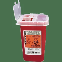 Unimed Sharps 0.25 Gallon Phlebotomy Container With Lid