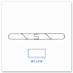 Unisan Clip-On Dust Mop Frame, 48" x 5"